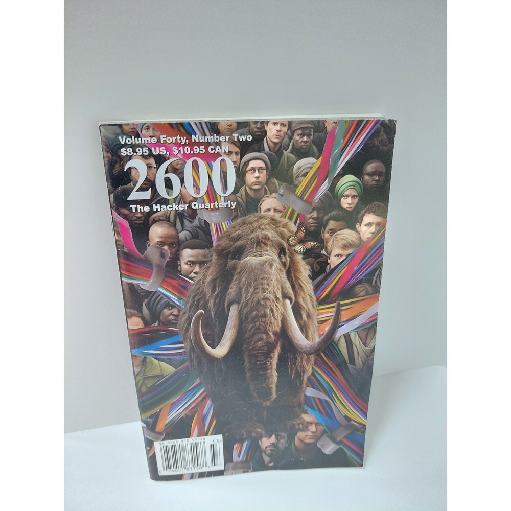2600 The Hacker Quarterly Volume 40 Number 2 Summer 2023 Magazine Mammoth Cover